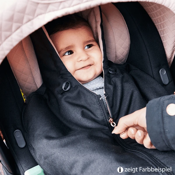 ABC DESIGN Voetenzak Tulip Black Collectie 2022 2 ABC DESIGN Voetenzak Tulip Black Collectie 2022 - Afbeelding 2