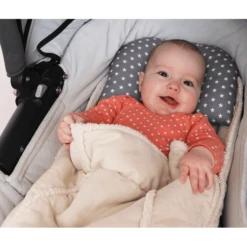 BabyDorm® Kussen Voor Kinderwagen BuggyDorm Jonna Petrol Met Witte Stipjes -Winkel Voor Kinderwagens En Accessoires babydorm kussen voor kinderwagen buggydorm jonna petrol met witte stipjes a286210 3