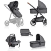 BabyGO Combi Kinderwagen Simple X Air 3 In 1 Grey Melange