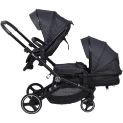 BabyGO Duowagen Twiner Grey -Winkel Voor Kinderwagens En Accessoires babygo duowagen twiner grey a299479 2