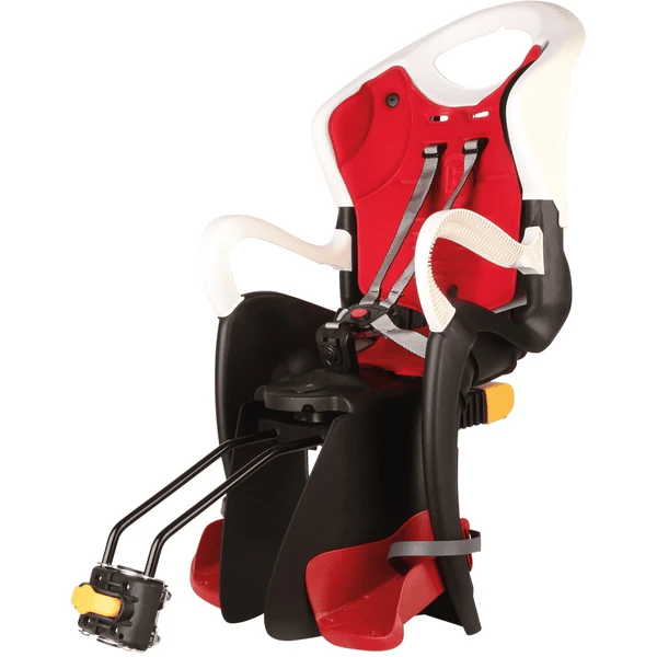 BELLELLI Fietsstoeltje Tiger Reclining B-Fix Frame Mount White / Rood 1 BELLELLI Fietsstoeltje Tiger Reclining B-Fix Frame Mount White / Rood