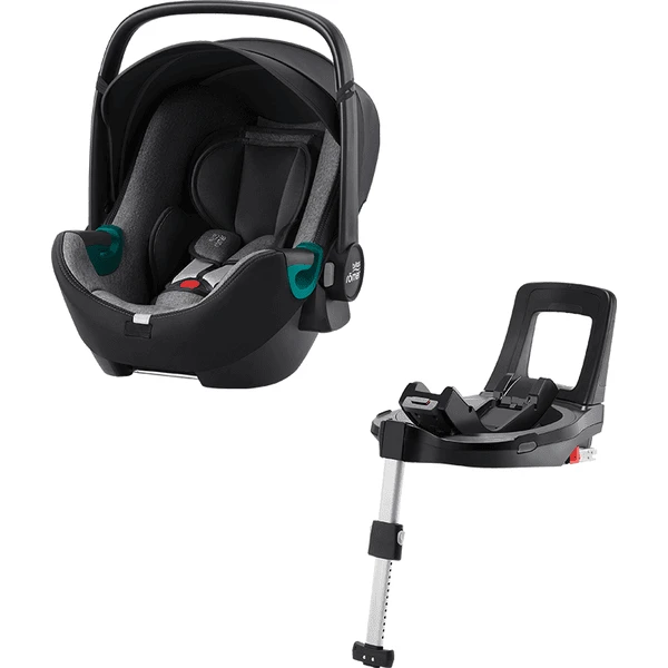 Britax Römer Autostoel Baby-Safe 3 I-Size Graphite Marble Incl. Basisstation Flex Base 5Z 1 Britax Römer Autostoel Baby-Safe 3 I-Size Graphite Marble Incl. Basisstation Flex Base 5Z