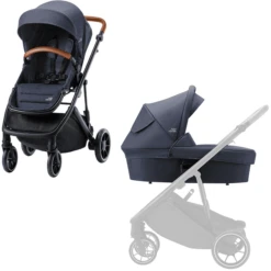 Britax Römer Kinderwagen St Rider M Inclusief Regenhoes Navy Ink