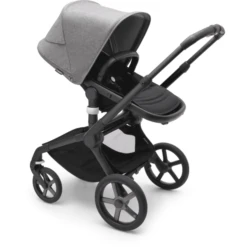 Bugaboo Combi Kinderwagen Fox 5 Met Accessoires Black /Grey Melange -Winkel Voor Kinderwagens En Accessoires bugaboo combi kinderwagen fox 5 met accessoires black grey melange a416759 4