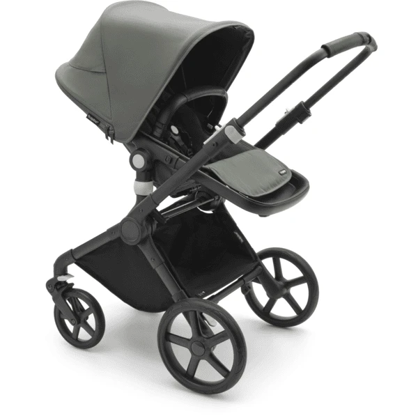 Bugaboo Kinderwagen Fox Cub Met Reiswieg En Zitje Black / Forest Green 2 Bugaboo Kinderwagen Fox Cub Met Reiswieg En Zitje Black / Forest Green - Afbeelding 2