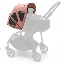 Bugaboo Zonnedak Met Ventilatie Breezy Bee Morning Pink -Winkel Voor Kinderwagens En Accessoires bugaboo zonnedak met ventilatie breezy bee morning pink a342157 2