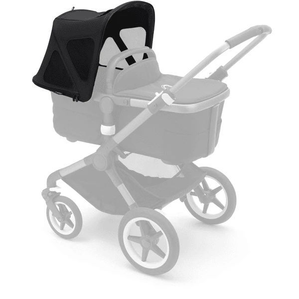 Bugaboo Zonnedak Met Ventilatie Breezy Fox / Cameleon 3/ Lynx Mid Night Black 2 Bugaboo Zonnedak Met Ventilatie Breezy Fox / Cameleon 3/ Lynx Mid Night Black - Afbeelding 2
