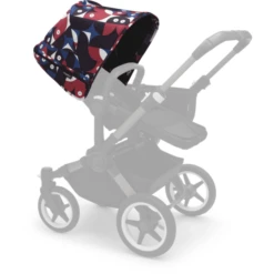 Bugaboo Zonnekap Donkey 5 Rood/Blauw Speciale Editie -Winkel Voor Kinderwagens En Accessoires bugaboo zonnekap donkey 5 rood blauw speciale editie a387542 3
