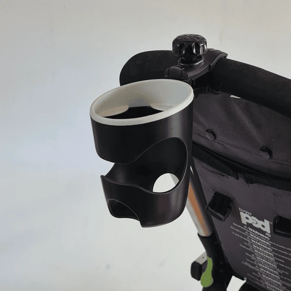 Buggypod Beker Holder Zwart/Grijs 2 Buggypod Beker Holder Zwart/Grijs - Afbeelding 2