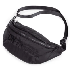 Childhome CHILD HOME Banana Bag On The Go Gewatteerd Zwart -Winkel Voor Kinderwagens En Accessoires child home banana bag on the go gewatteerd zwart a326010 2