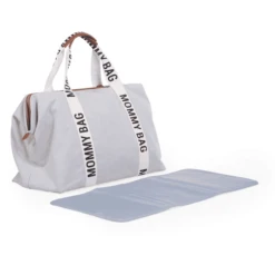 Childhome CHILD HOME Mommy Tas Handtekening Canvas Uit White -Winkel Voor Kinderwagens En Accessoires child home mommy tas handtekening canvas uit white a401392 3