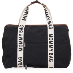 Childhome CHILD HOME Mommy Tas Handtekening Canvas Zwart -Winkel Voor Kinderwagens En Accessoires child home mommy tas handtekening canvas zwart a401397 2