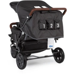 CHILDHOME Drielingwagen Triplet Antraciet -Winkel Voor Kinderwagens En Accessoires childhome drielingwagen triplet antraciet a285901 2