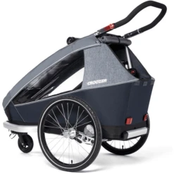 CROOZER Fietskar Kid Vaaya 1 Graphite Blue 7 CROOZER Fietskar Kid Vaaya 1 Graphite Blue -Winkel Voor Kinderwagens En Accessoires croozer fietskar kid vaaya 1 graphite blue a288689 2