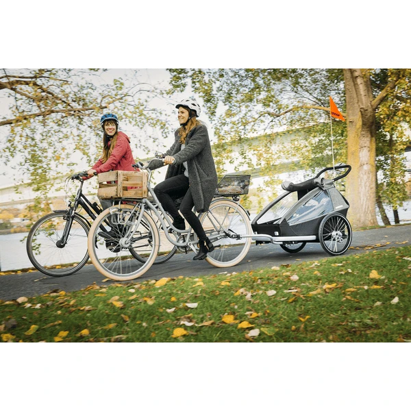 CROOZER Kid Vaaya 2 Jungle Fietskar Green Inclusief Joggerset 2 CROOZER Kid Vaaya 2 Jungle Fietskar Green Inclusief Joggerset - Afbeelding 2