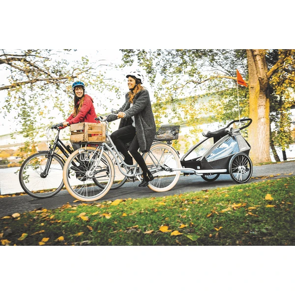 CROOZER Kid Vaaya 2 Kinderfietskar Colour Ful Journey Inclusief Voetenbakbeschermer 2 CROOZER Kid Vaaya 2 Kinderfietskar Colour Ful Journey Inclusief Voetenbakbeschermer - Afbeelding 2