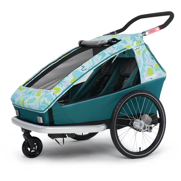 CROOZER Kid Vaaya 2 Kinderfietskar Colour Ful Journey Inclusief Voetenbakbeschermer 4 CROOZER Kid Vaaya 2 Kinderfietskar Colour Ful Journey Inclusief Voetenbakbeschermer - Afbeelding 4