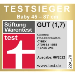 Cybex SILVER Autostoel Aton B2 I-Size Volcano Black Incl. Cybex GOLD Basisstation Base One -Winkel Voor Kinderwagens En Accessoires cybex silver autostoel aton b2 i size volcano black incl cybex gold basisstation base one a354670 2