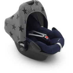 DOOKY Zonnescherm Voor Baby Autostoel Grijs Stars -Winkel Voor Kinderwagens En Accessoires dooky zonnescherm voor baby autostoel grijs stars a396162 3