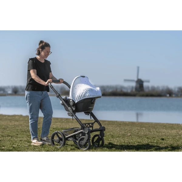 DOOKY Zonnescherm Voor Baby Autostoeltjes Twinkle Stars 2 DOOKY Zonnescherm Voor Baby Autostoeltjes Twinkle Stars - Afbeelding 2