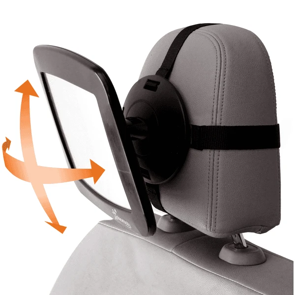 Dreambaby Dream Baby ® Grote Verstelbare Achterbank Autospiegel, Zwart 3 Dreambaby Dream Baby ® Grote Verstelbare Achterbank Autospiegel, Zwart - Afbeelding 3