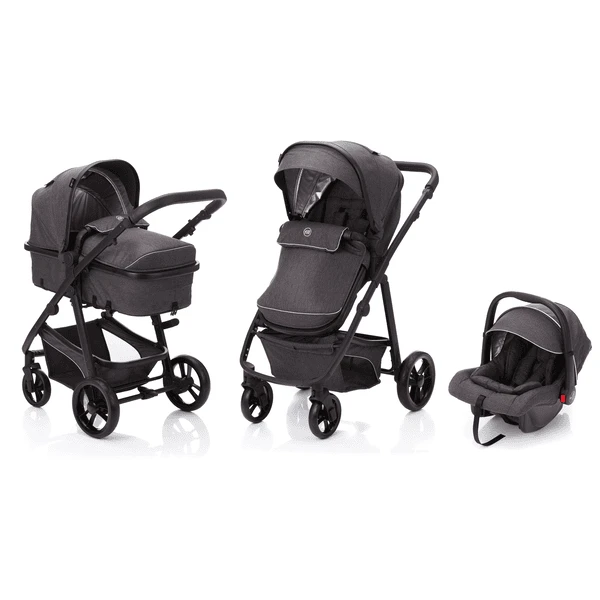 Fill Kinderwagen Set Panther Donkergrijs Melange 1 Fill Kinderwagen Set Panther Donkergrijs Melange