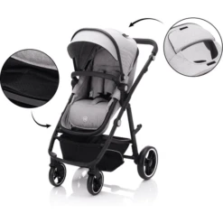 Fill Kinderwagen Set Panther Elite Lichtgrijs Melange -Winkel Voor Kinderwagens En Accessoires fill kinderwagen set panther elite lichtgrijs melange a291628 2