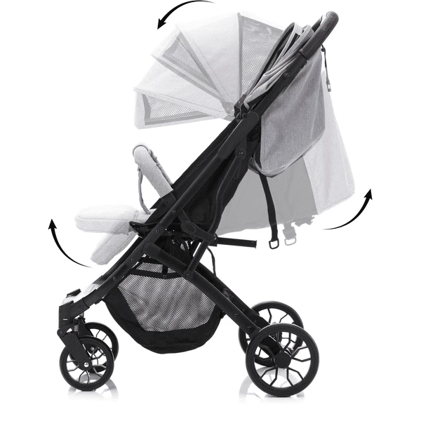 Fill Kinderwagen Style R Elite Lichtgrijs Gemêleerd 4 Fill Kinderwagen Style R Elite Lichtgrijs Gemêleerd - Afbeelding 4