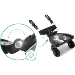 FILLIKID Buggyboard Filliboard 180° -Winkel Voor Kinderwagens En Accessoires fillikid buggyboard filliboard 180 a134174 4