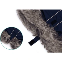 Fillikid Hand Warmer Halifax Met Bont Marine -Winkel Voor Kinderwagens En Accessoires fillikid hand warmer halifax met bont marine a377025 3