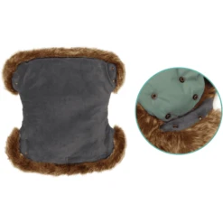 Fillikid Hand Warmer Halifax Met Bont Sage -Winkel Voor Kinderwagens En Accessoires fillikid hand warmer halifax met bont sage a377040 4