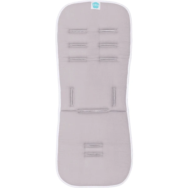 Fillikid Omkeerbare Stoelhoes Muslin Stone Grijs 5 Fillikid Omkeerbare Stoelhoes Muslin Stone Grijs - Afbeelding 5