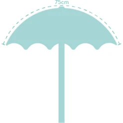 Fillikid Parasol Easy Fit Donkergrijs -Winkel Voor Kinderwagens En Accessoires fillikid parasol easy fit donkergrijs a234196 3