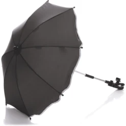 Fillikid Parasol Met Ovale Onderkant, Donkergrijs