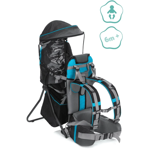 FILLIKID Rugdrager Explorer Grijs Blauw 2 FILLIKID Rugdrager Explorer Grijs Blauw - Afbeelding 2