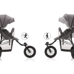 Fillikid Wandelwagen Jogger Donkergrijs Gemêleerd -Winkel Voor Kinderwagens En Accessoires fillikid wandelwagen jogger donkergrijs gemeleerd a299726 2