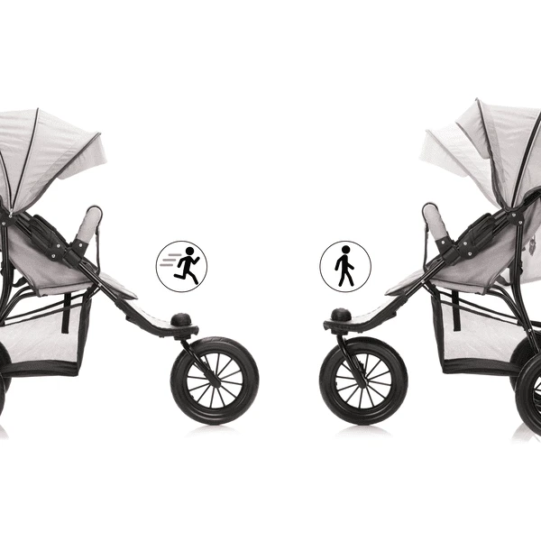 Fillikid Wandelwagen Jogger Licht Grijs Gemêleerd 3 Fillikid Wandelwagen Jogger Licht Grijs Gemêleerd - Afbeelding 3