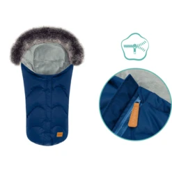 Fillikid Winter Voetenzak Lhotse Voor Autostoel Blauw -Winkel Voor Kinderwagens En Accessoires fillikid winter voetenzak lhotse voor autostoel blauw a318930 2