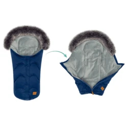 Fillikid Winter Voetenzak Lhotse Voor Autostoel Blauw -Winkel Voor Kinderwagens En Accessoires fillikid winter voetenzak lhotse voor autostoel blauw a318930 3