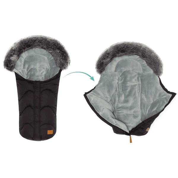 Fillikid Winter Voetenzak Lhotse Voor Autostoel Zwart 4 Fillikid Winter Voetenzak Lhotse Voor Autostoel Zwart - Afbeelding 4