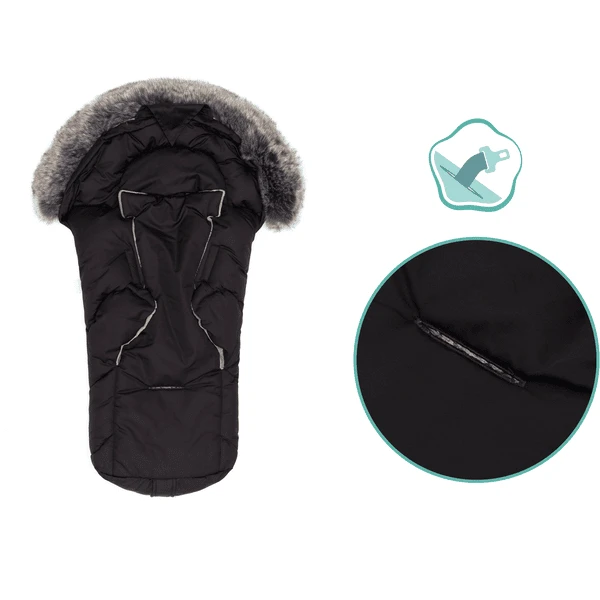 Fillikid Winter Voetenzak Lhotse Voor Autostoel Zwart 5 Fillikid Winter Voetenzak Lhotse Voor Autostoel Zwart - Afbeelding 5