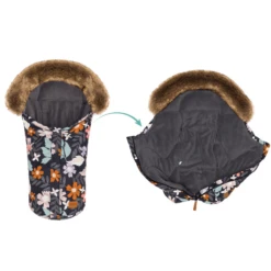 Fillikid Winter Voetenzak Lhotse Voor Baby Autostoel Bloemen -Winkel Voor Kinderwagens En Accessoires fillikid winter voetenzak lhotse voor baby autostoel bloemen a318931 3