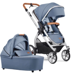 GESSLEIN FX4 Life Combi Kinderwagen, Medium Blauw / Palmboom