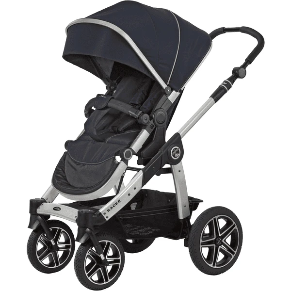 Hartan Pram Racer GTX Met Handrem Zeezijde (207) Framekleur Zilver 1 Hartan Pram Racer GTX Met Handrem Zeezijde (207) Framekleur Zilver