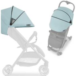Hauck Zonneluifel Swift X Single Deluxe Luifel Ijsblauw -Winkel Voor Kinderwagens En Accessoires hauck zonneluifel swift x single deluxe luifel ijsblauw a300235 2