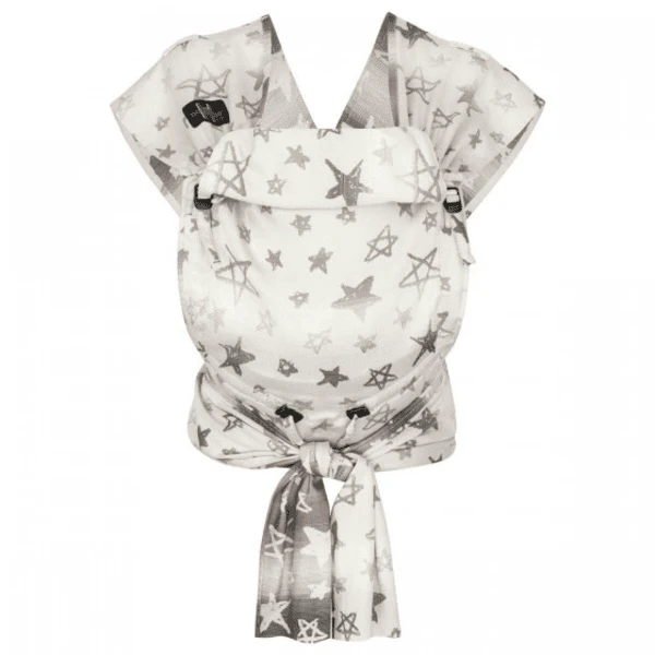 Hoppediz Babydraagzak Hop-Tye Buckle Jacquard Singapore Grijs 5 Hoppediz Babydraagzak Hop-Tye Buckle Jacquard Singapore Grijs - Afbeelding 5