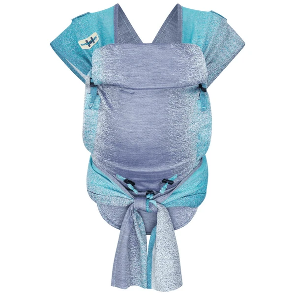 Hoppediz Babydraagzak Hop-Tye Buckle Perth Blue 2 Hoppediz Babydraagzak Hop-Tye Buckle Perth Blue - Afbeelding 2