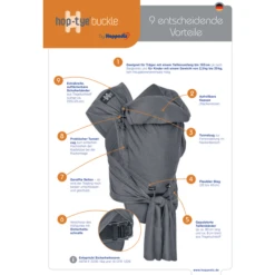 Hoppediz Draagzak Hop-Tye Buckle Crete 9 Hoppediz Draagzak Hop-Tye Buckle Crete -Winkel Voor Kinderwagens En Accessoires hoppediz draagzak hop tye buckle crete a306899 4