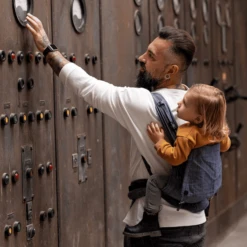 Hoppediz Draagzak Hop-Tye Buckle Denim -Winkel Voor Kinderwagens En Accessoires hoppediz draagzak hop tye buckle denim a272630 4