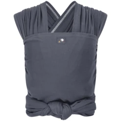 Winkel Voor Kinderwagens En Accessoires 27 HOPPEDIZ Lange Elastische Draagdoek Anthraciet